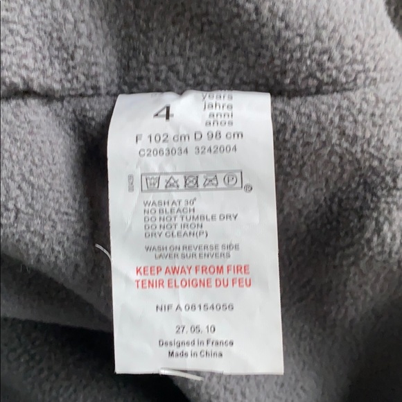 3 pommes charcoal parka jacket - Picture 5 of 5